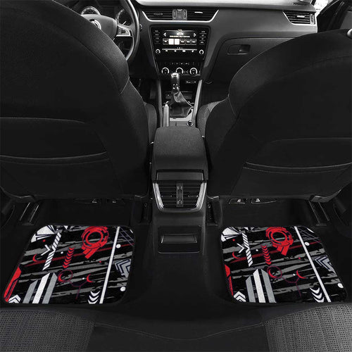 Essendon Football Club Car Mats Mascot Cartoon Football Illustration Style
