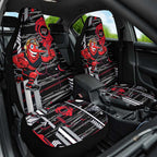 Essendon Football Club Car Seat Cover Mascot Cartoon Football Illustration Style