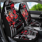 Essendon Football Club Car Seat Cover Mascot Cartoon Football Illustration Style