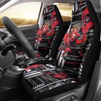 Essendon Football Club Car Seat Cover Mascot Cartoon Football Illustration Style