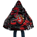 Essendon Football Club Cloak Mascot Cartoon Football Illustration Style