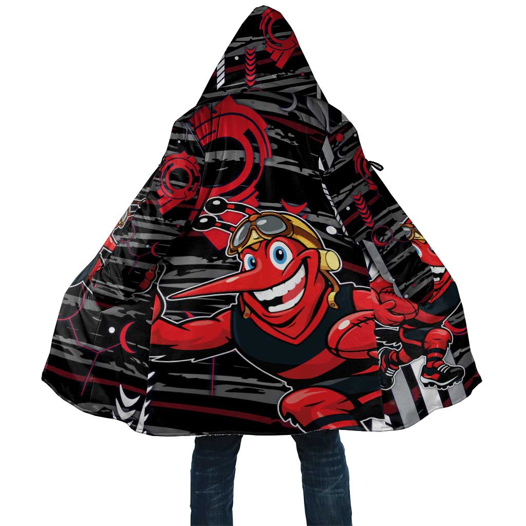 Essendon Football Club Cloak Mascot Cartoon Football Illustration Style