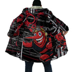 Essendon Football Club Cloak Mascot Cartoon Football Illustration Style