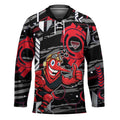 Essendon Football Club Hockey Jersey Mascot Cartoon Football Illustration Style
