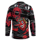 Essendon Football Club Hockey Jersey Mascot Cartoon Football Illustration Style