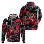 Essendon Football Club Hoodie Mascot Cartoon Football Illustration Style