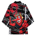 Essendon Football Club Kimono Mascot Cartoon Football Illustration Style