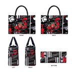 Essendon Football Club Leather Bag Mascot Cartoon Football Illustration Style