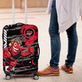 Essendon Football Club Luggage Cover Mascot Cartoon Football Illustration Style