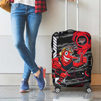 Essendon Football Club Luggage Cover Mascot Cartoon Football Illustration Style