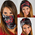 Essendon Football Club Neck Gaiter Mascot Cartoon Football Illustration Style