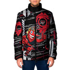 Essendon Football Club Padded Jacket Mascot Cartoon Football Illustration Style