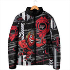 Essendon Football Club Padded Jacket Mascot Cartoon Football Illustration Style