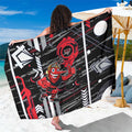 Essendon Football Club Sarong Mascot Cartoon Football Illustration Style