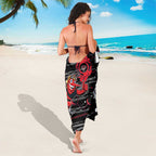 Essendon Football Club Sarong Mascot Cartoon Football Illustration Style
