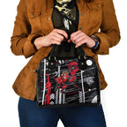Essendon Football Club Shoulder Handbag Mascot Cartoon Football Illustration Style