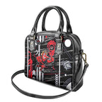 Essendon Football Club Shoulder Handbag Mascot Cartoon Football Illustration Style