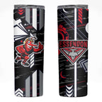 Essendon Football Club Skinny Tumbler Mascot Cartoon Football Illustration Style