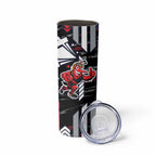 Essendon Football Club Skinny Tumbler Mascot Cartoon Football Illustration Style