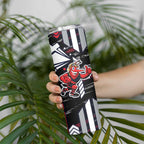 Essendon Football Club Skinny Tumbler Mascot Cartoon Football Illustration Style