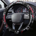Essendon Football Club Steering Wheel Cover Mascot Cartoon Football Illustration Style