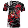 Essendon Football Club T Shirt Mascot Cartoon Football Illustration Style