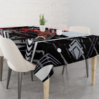 Essendon Football Club Tablecloth Mascot Cartoon Football Illustration Style