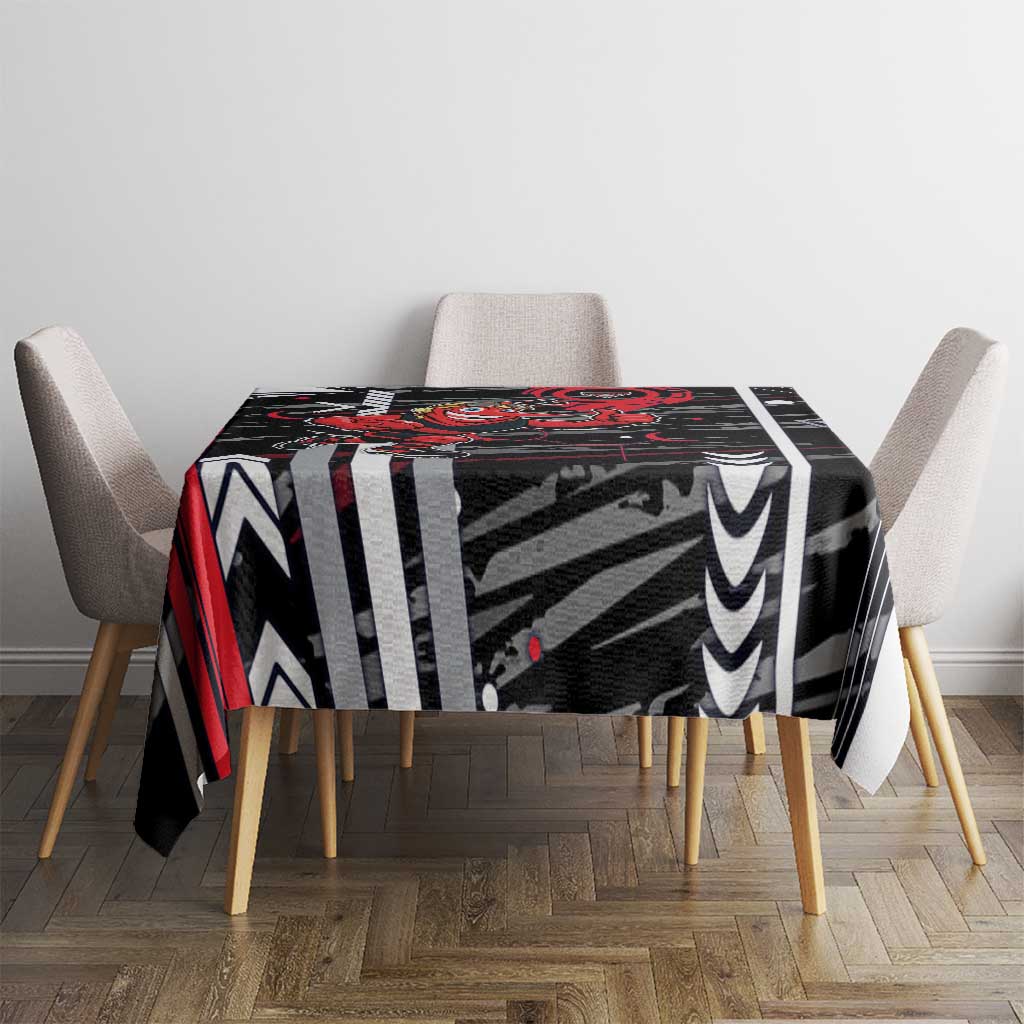 Essendon Football Club Tablecloth Mascot Cartoon Football Illustration Style