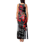 Essendon Football Club Tank Maxi Dress Mascot Cartoon Football Illustration Style