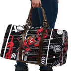Essendon Football Club Travel Bag Mascot Cartoon Football Illustration Style