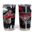 Essendon Football Club Tumbler Cup Mascot Cartoon Football Illustration Style