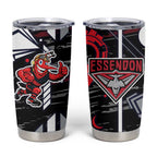 Essendon Football Club Tumbler Cup Mascot Cartoon Football Illustration Style