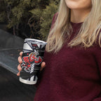 Essendon Football Club Tumbler Cup Mascot Cartoon Football Illustration Style