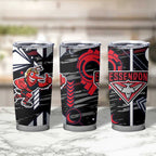Essendon Football Club Tumbler Cup Mascot Cartoon Football Illustration Style