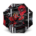 Essendon Football Club Umbrella Mascot Cartoon Football Illustration Style