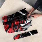 Essendon Football Club Umbrella Mascot Cartoon Football Illustration Style