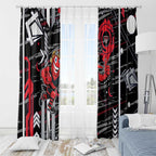 Essendon Football Club Window Curtain Mascot Cartoon Football Illustration Style