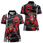 Essendon Football Club Women Polo Shirt Mascot Cartoon Football Illustration Style