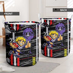 Fremantle Dockers Laundry Basket Mascot Cartoon Football Illustration Style