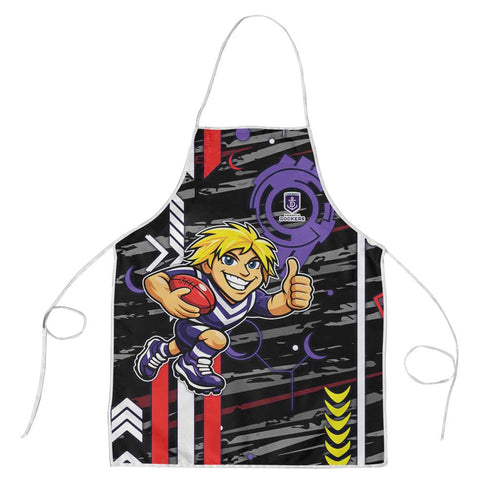 Fremantle Dockers Apron Mascot Cartoon Football Illustration Style
