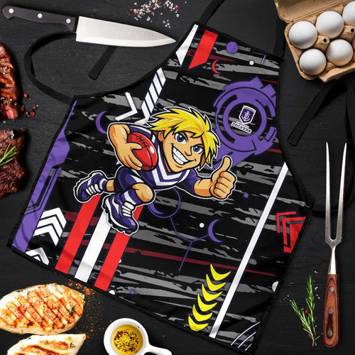 Fremantle Dockers Apron Mascot Cartoon Football Illustration Style