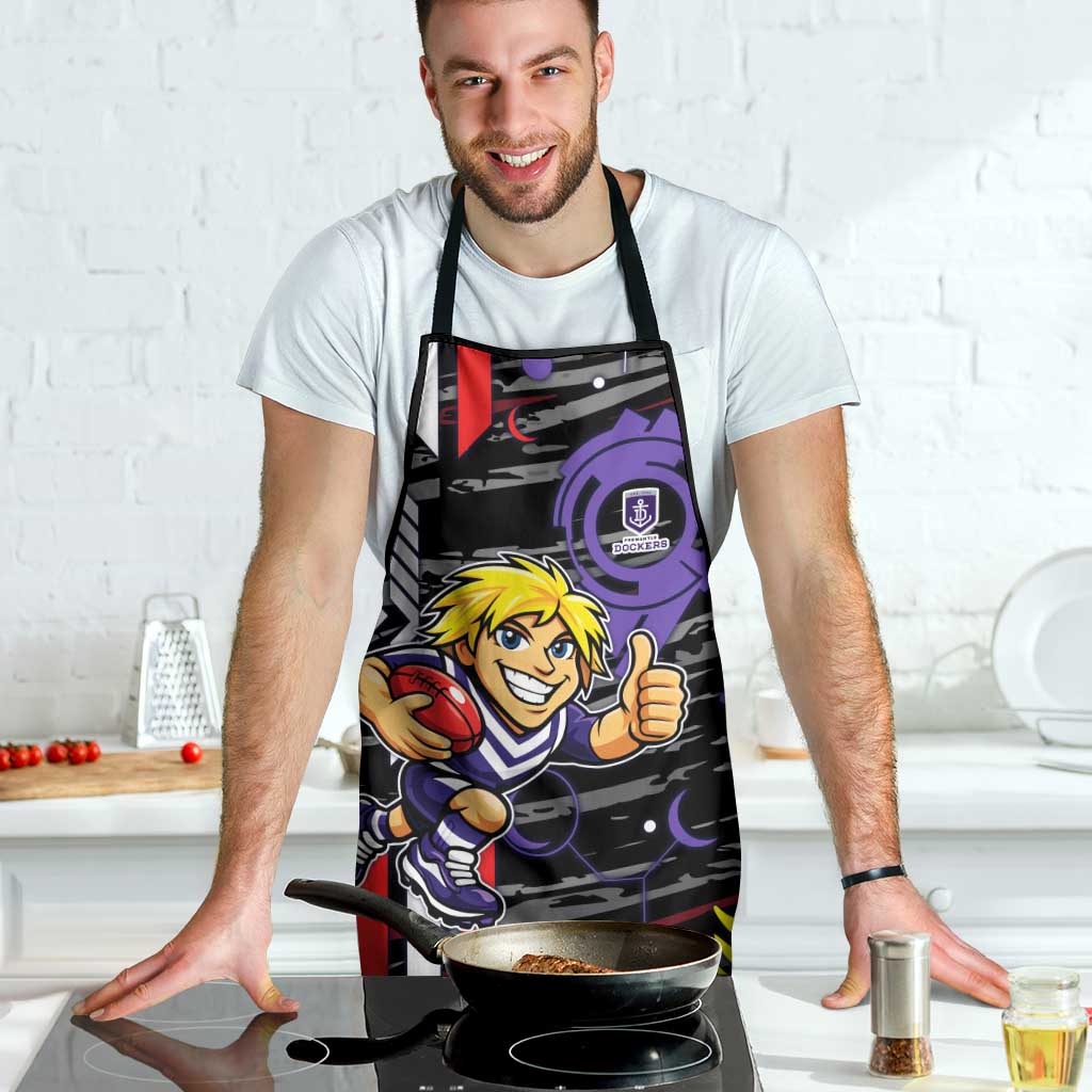 Fremantle Dockers Apron Mascot Cartoon Football Illustration Style