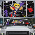 Fremantle Dockers Auto Sun Shade Mascot Cartoon Football Illustration Style
