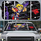 Fremantle Dockers Auto Sun Shade Mascot Cartoon Football Illustration Style
