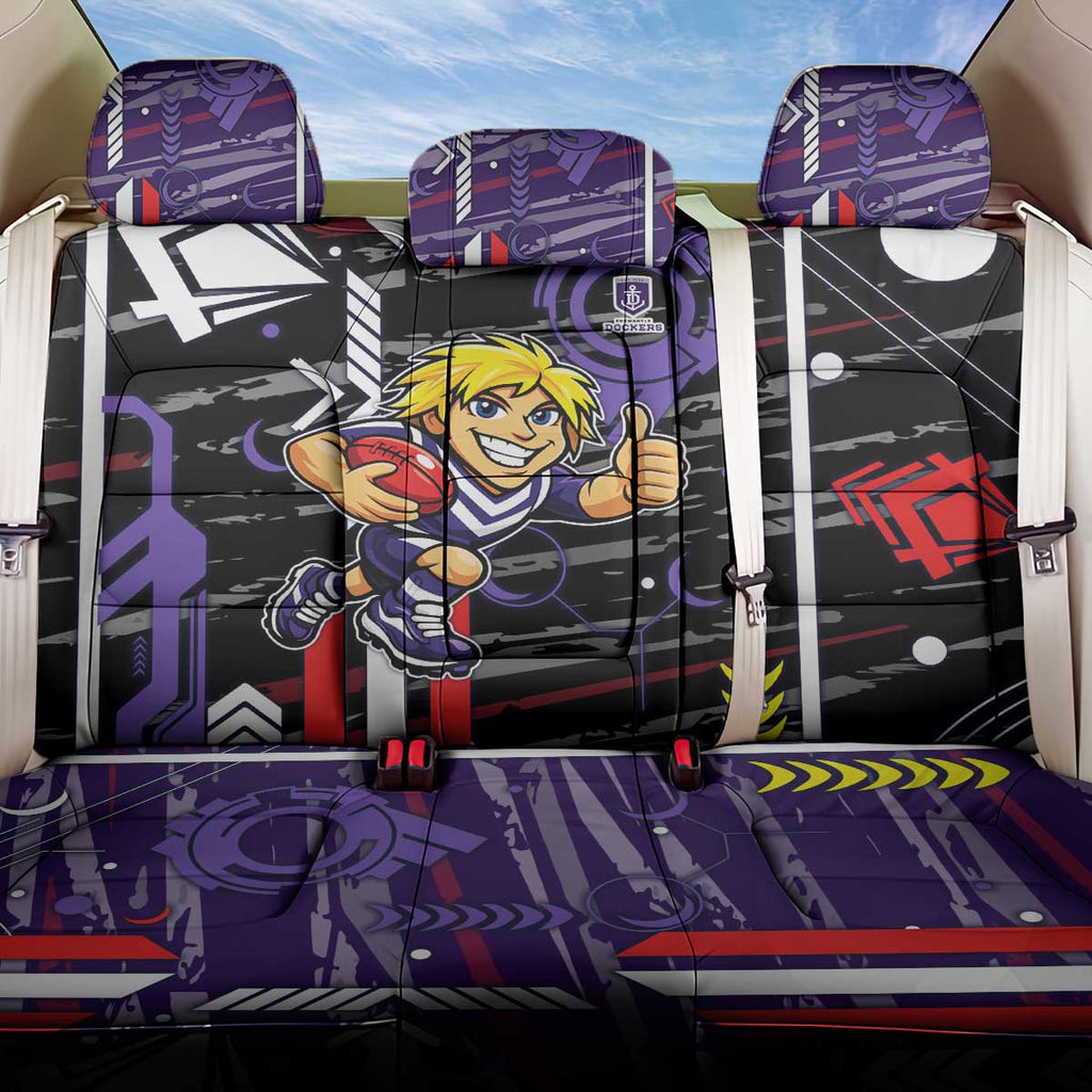 Fremantle Dockers Back Car Seat Cover Mascot Cartoon Football Illustration Style