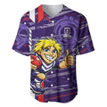 Fremantle Dockers Baseball Jersey Mascot Cartoon Football Illustration Style