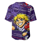 Fremantle Dockers Baseball Jersey Mascot Cartoon Football Illustration Style