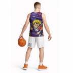 Fremantle Dockers Basketball Jersey Mascot Cartoon Football Illustration Style