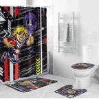 Fremantle Dockers Bathroom Set Mascot Cartoon Football Illustration Style