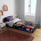 Fremantle Dockers Bedding Set Mascot Cartoon Football Illustration Style